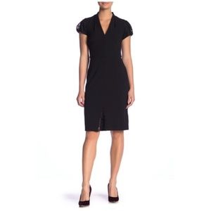 Betsey Johnson Scuba Crepe Midi Dress